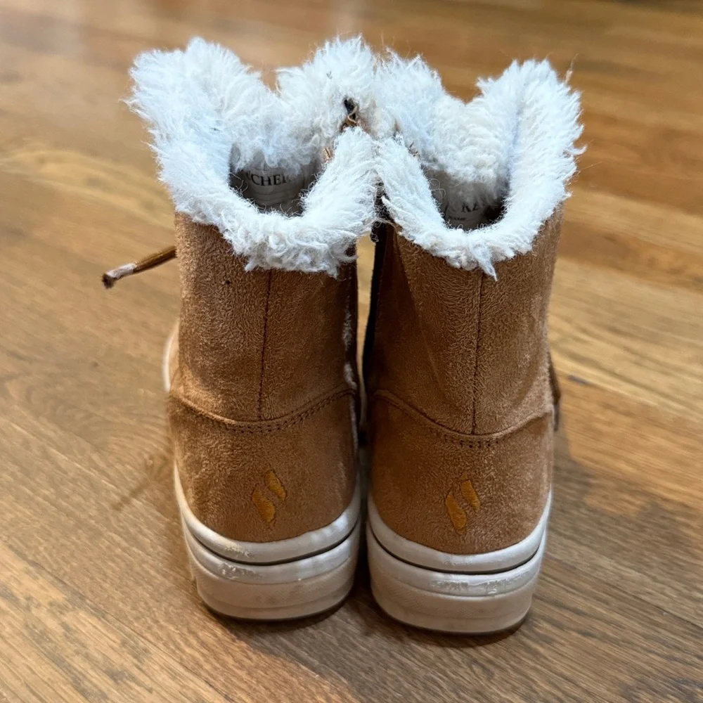Skechers | Faux Fur Lace Up Boots for Girls